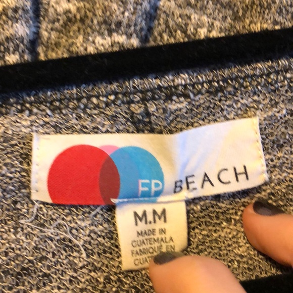 Free people marbled half sleeve sweatshirt - Picture 3 of 3